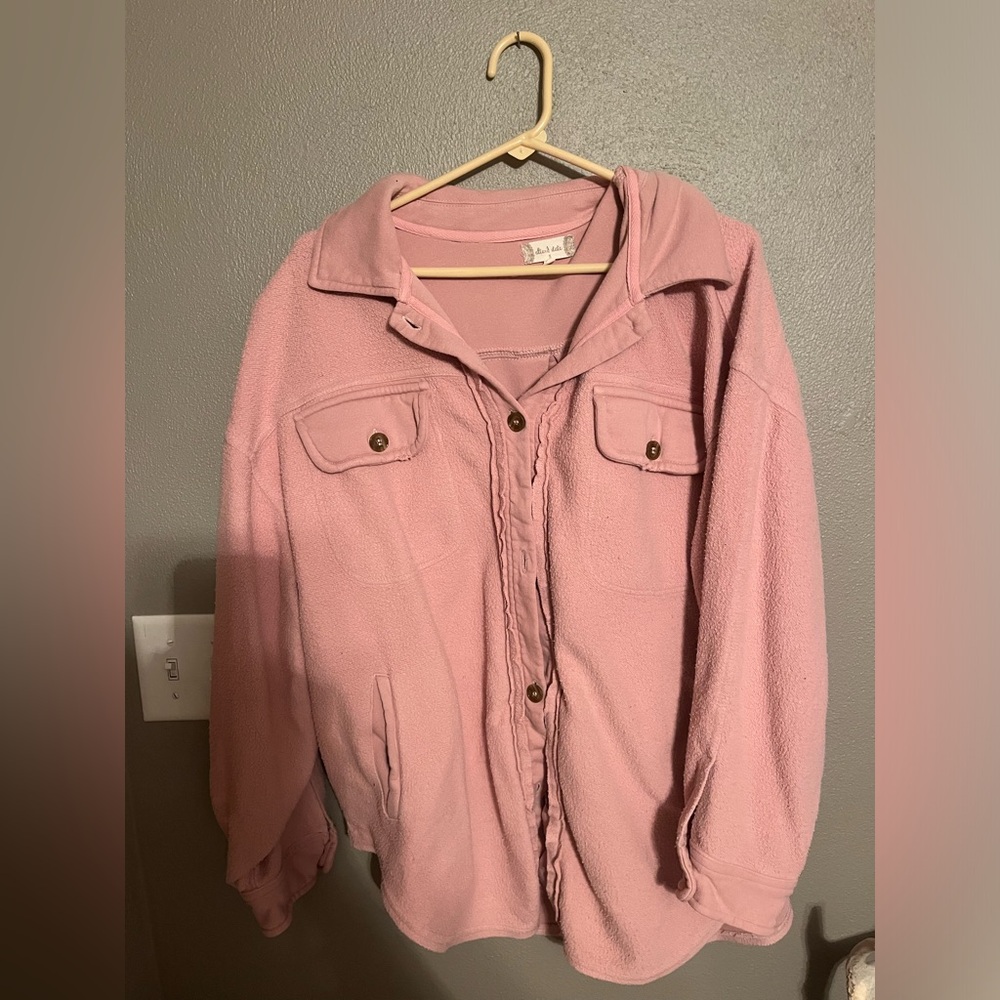 Pink Shacket